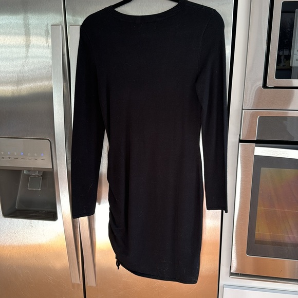 Abercrombie & Fitch black mini long sleeve sweater dress - Picture 5 of 6
